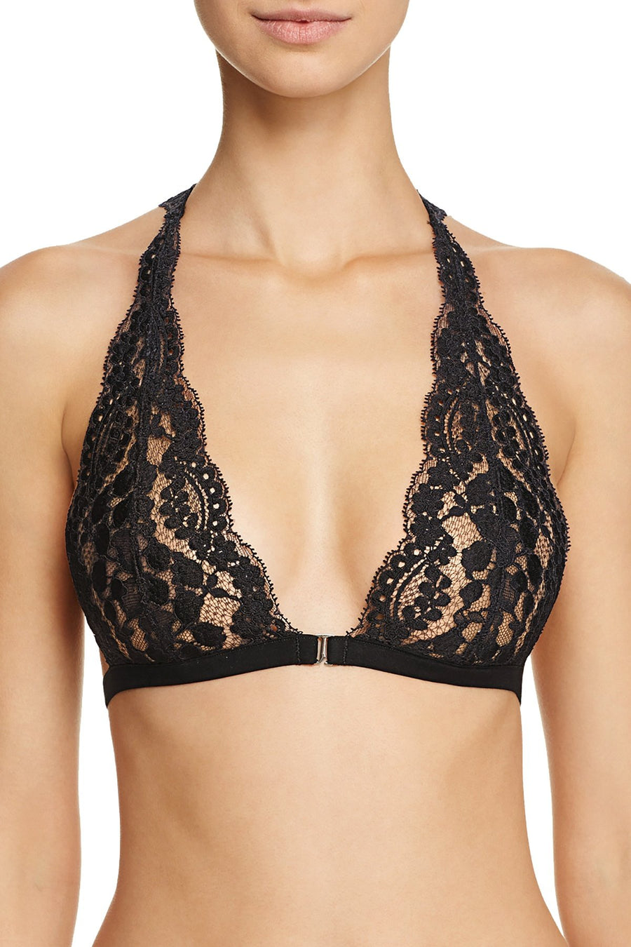 KENDALL+KYLIE Black Lace Racerback Bralette