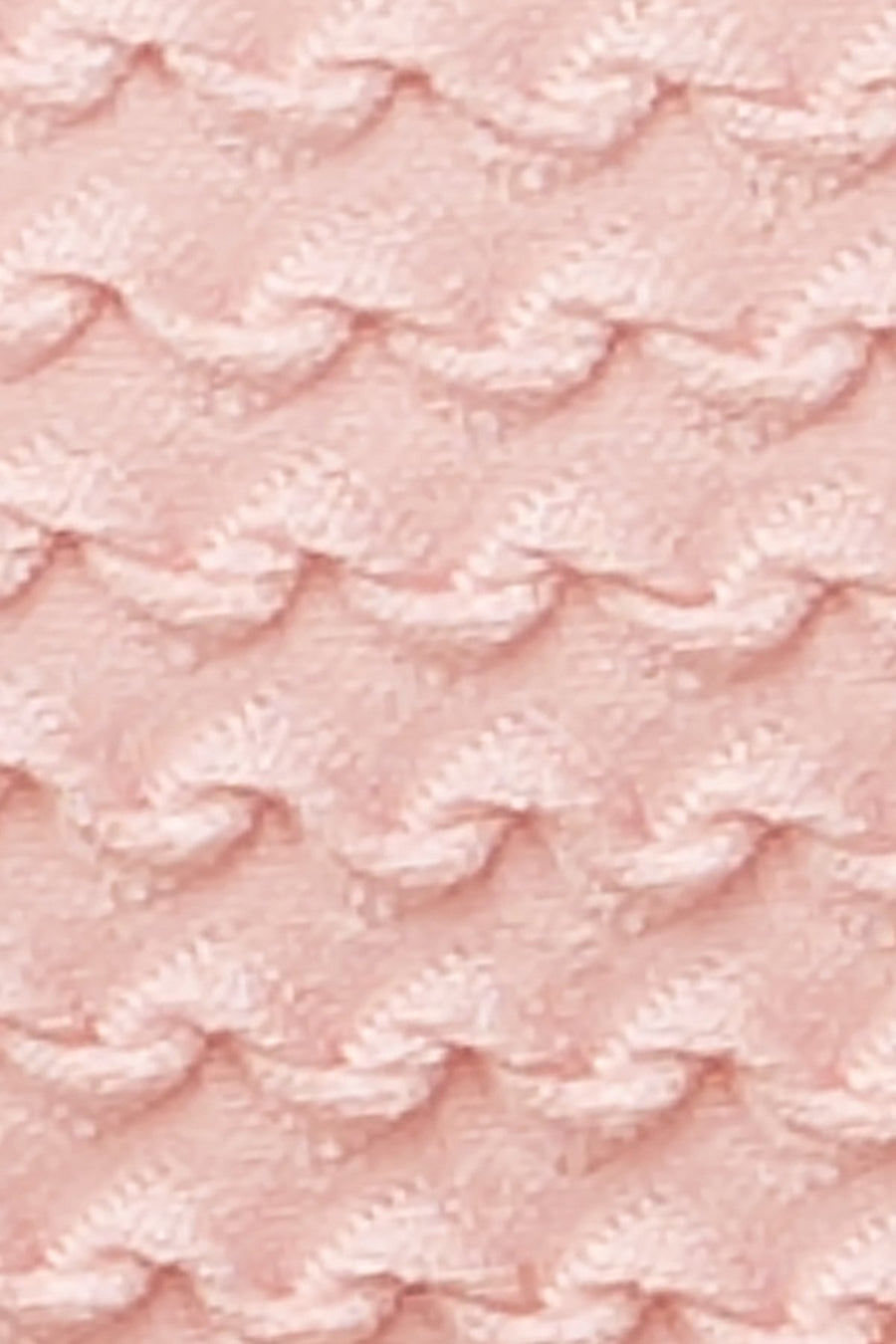 Kate Spade New York Aloha-Pink Marina Piccola Textured/Scalloped Triangle Top