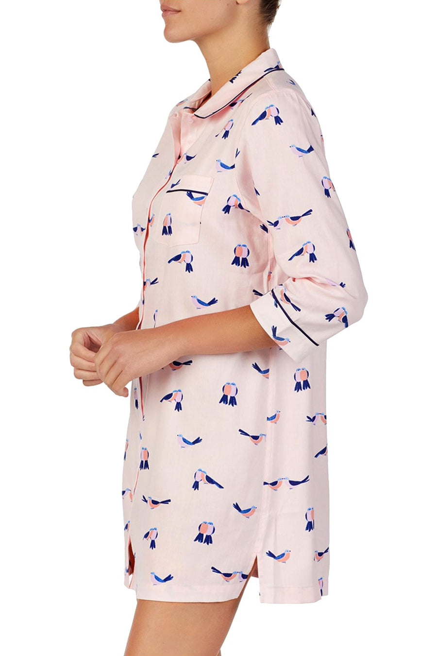 Kate Spade New York Pink Love-Birds Dream-a-Little-Dream Sleepshirt