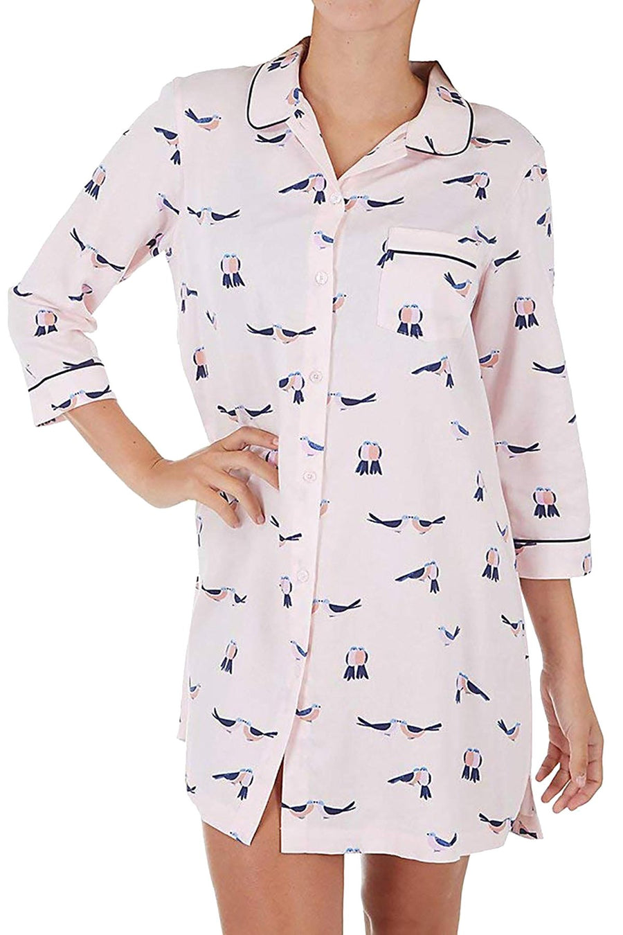 Kate Spade New York Pink Love-Birds Dream-a-Little-Dream Sleepshirt