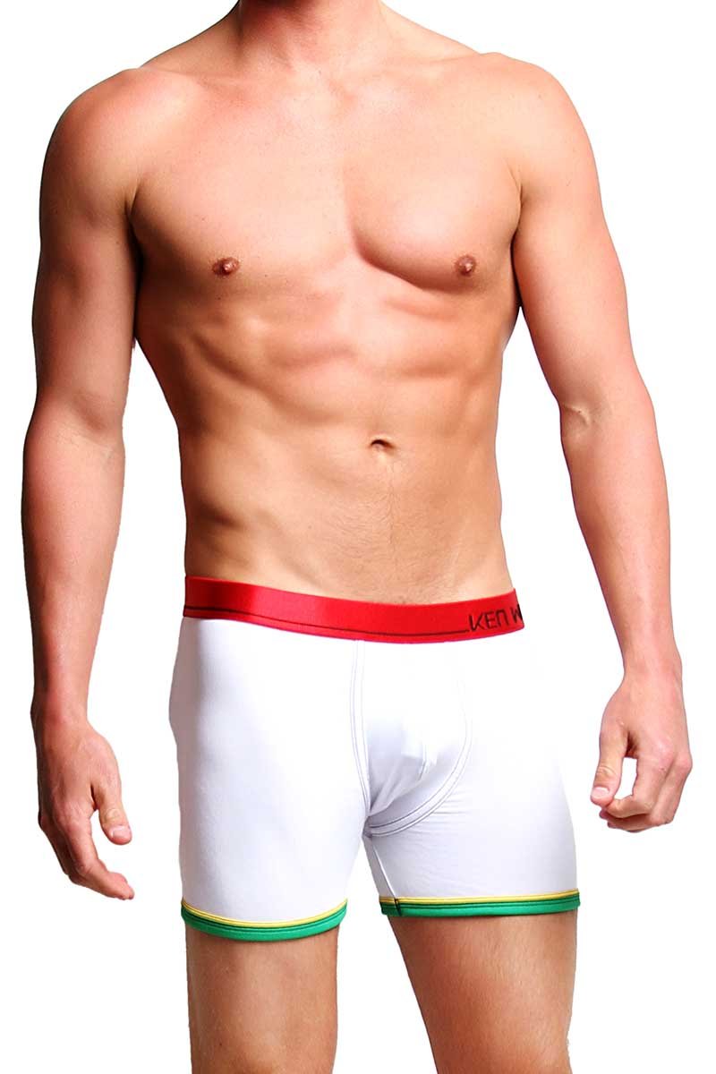 Ken Wroy White Capoeira Boxer Brief