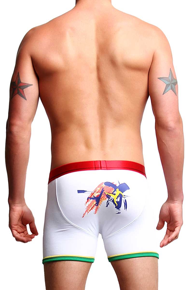 Ken Wroy White Capoeira Boxer Brief