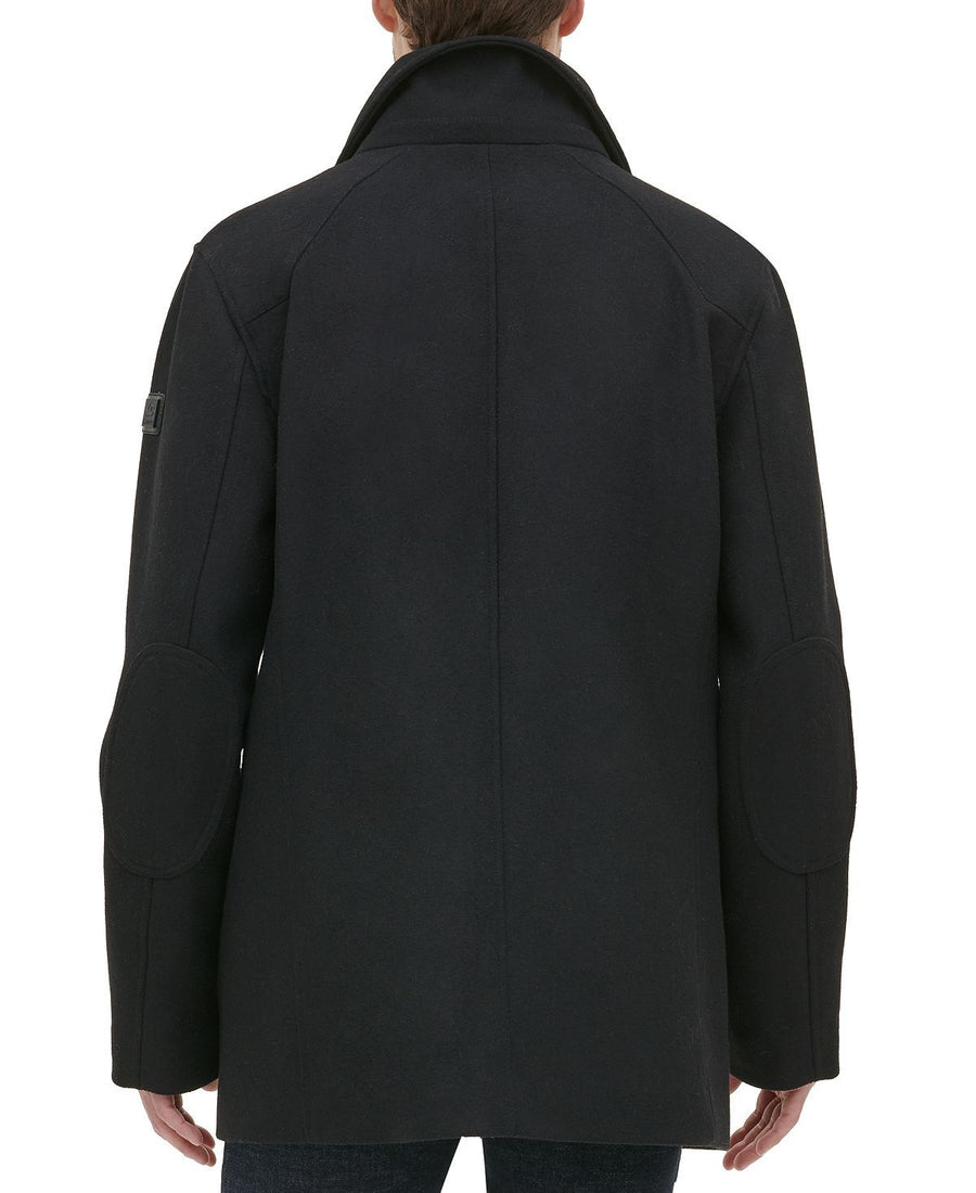Kenneth Cole New York Layered Walker Jacket Black