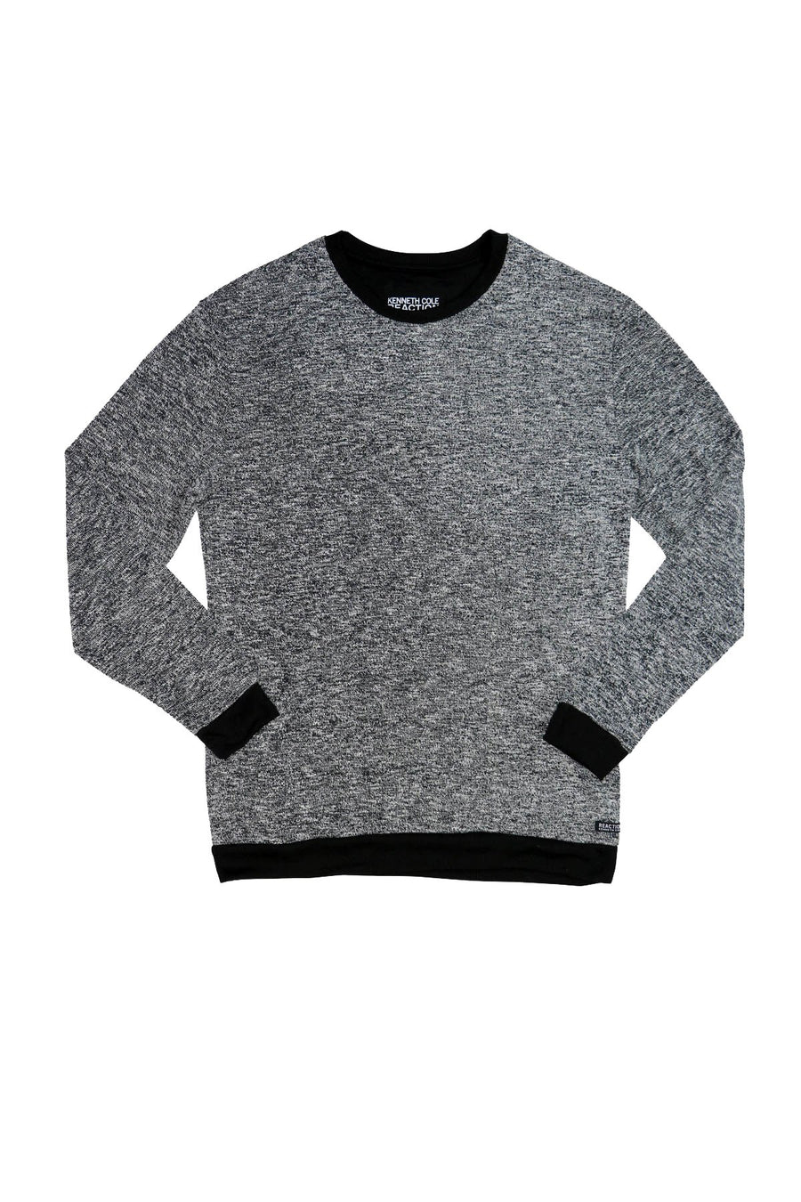 Kenneth Cole Reaction Black Marled Sleep Shirt