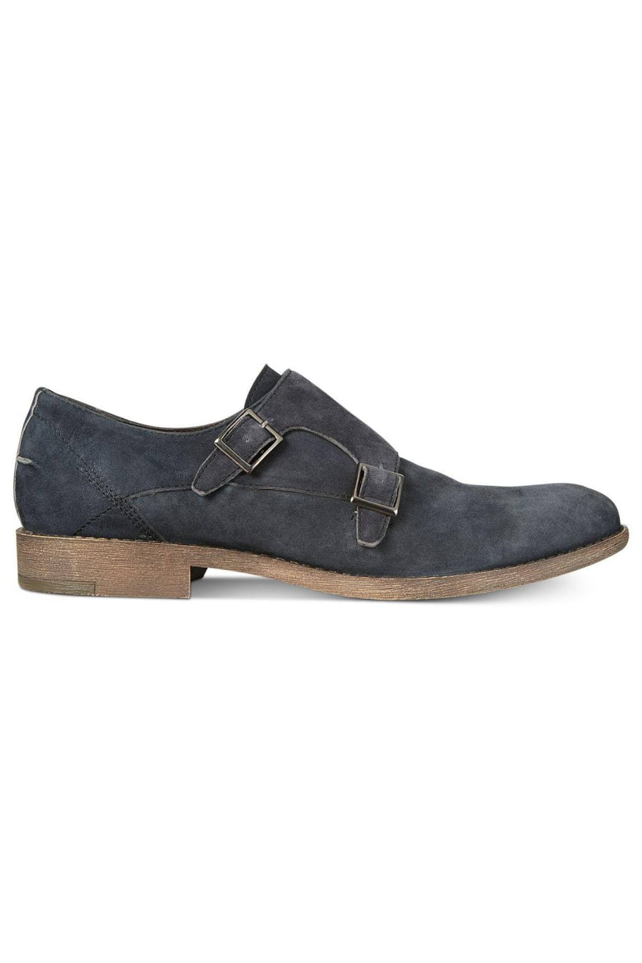 Kenneth Cole Reaction Navy Design-20644 Suede Monk Loafer