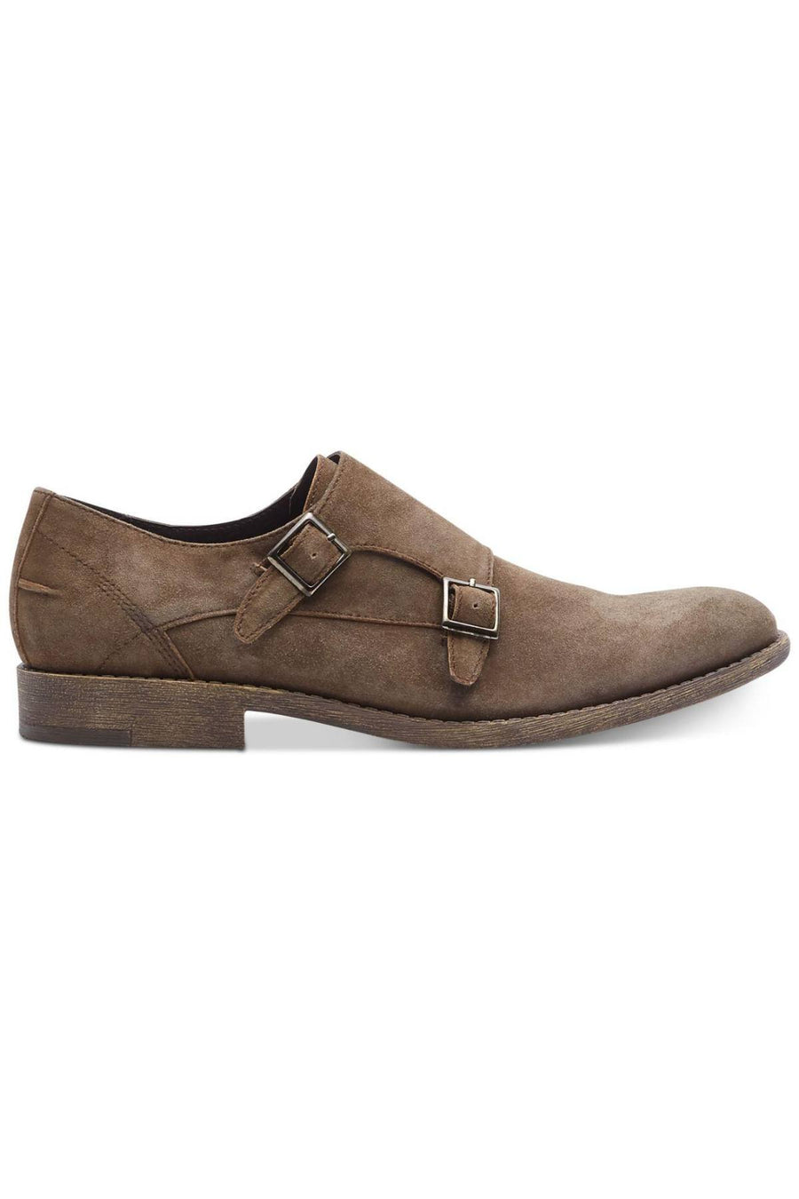 Kenneth Cole Reaction Taupe Design-20644 Suede Monk Loafer
