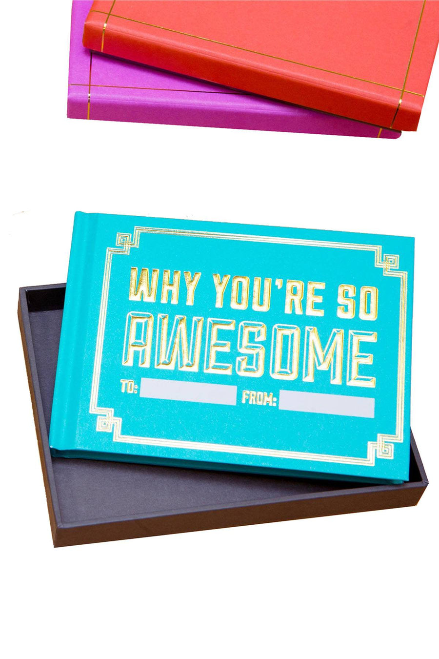 Knock Knock Turquoise Why You're So Awesome Fill in the Love Book