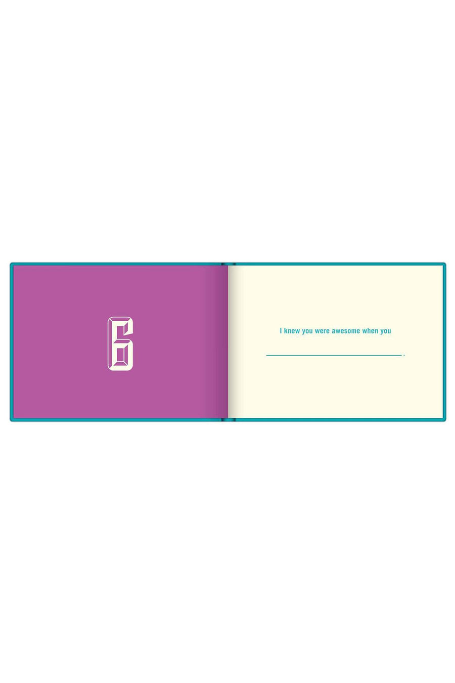 Knock Knock Turquoise Why You're So Awesome Fill in the Love Book