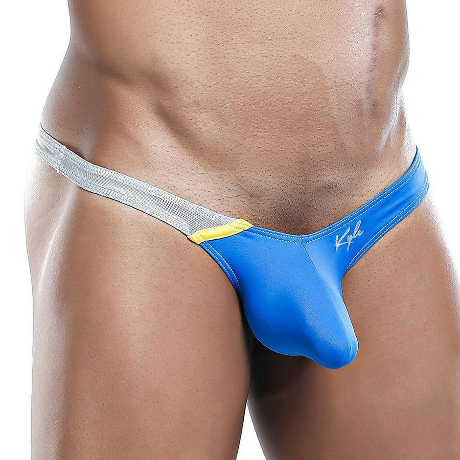 Kyle Grey/Blue KLK003 Thong