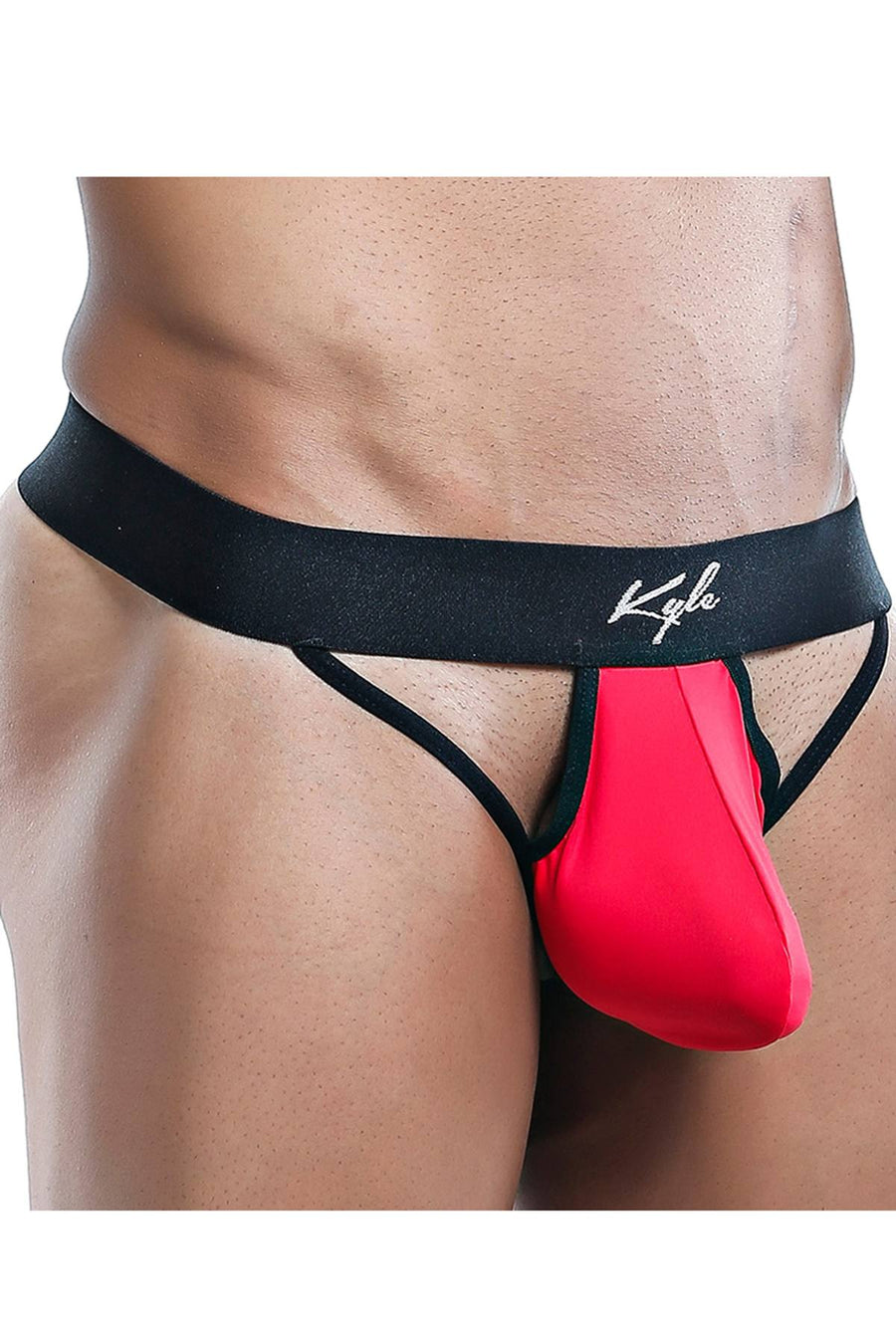 Kyle Red Contrast Trim G-String