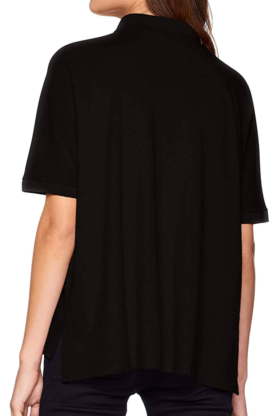 Lacoste Black Modern-Fit Flowing Stretch-Cotton Piqué Polo