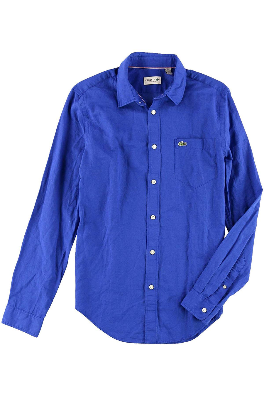Lacoste Steamer Blue Flastaff Point Collar Shirt