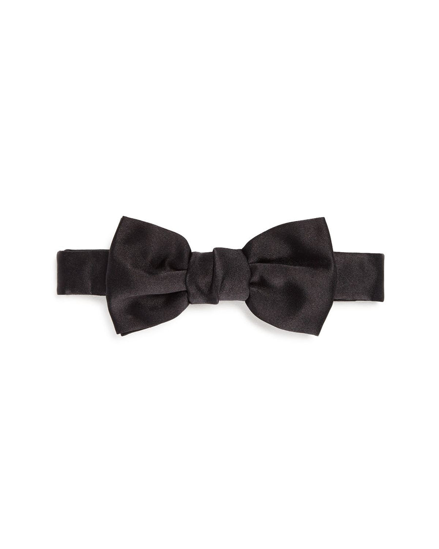 Lanvin Satin Bow Tie 14 WHITE