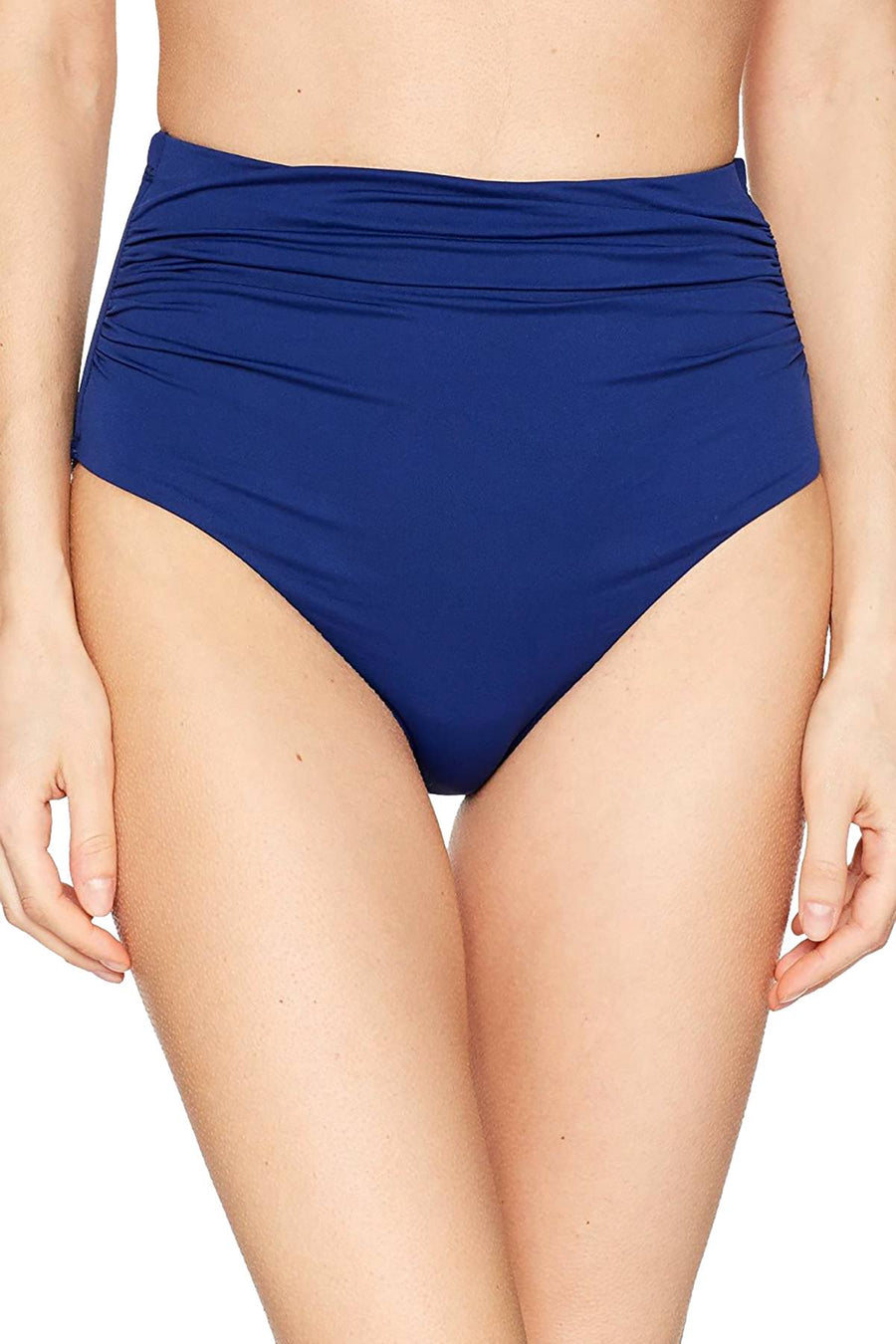 Lauren Ralph Lauren Beach Club Slimming High Waist Bikini Bottom in Indigo