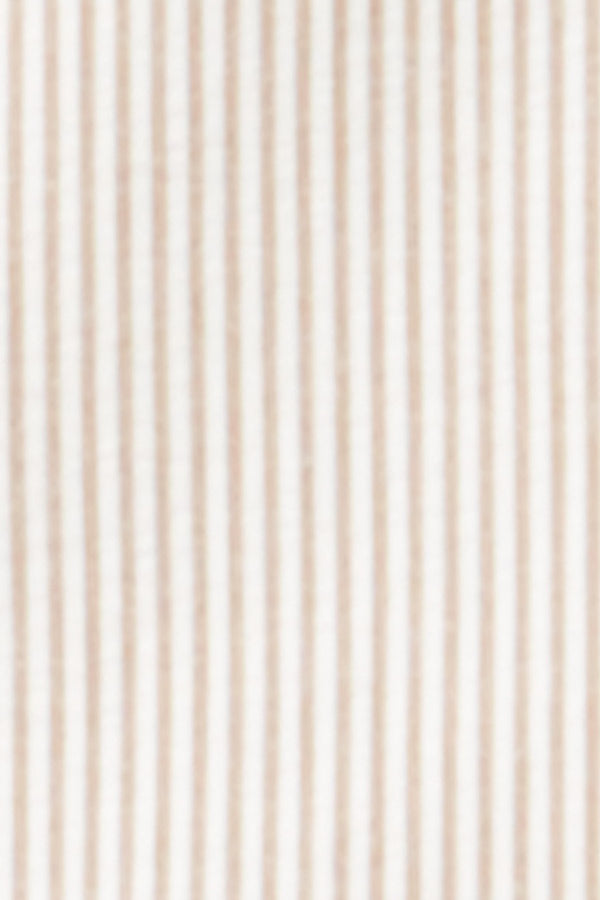 Lauren Ralph Lauren Brown/Cream Seersucker Ultraflex Suit