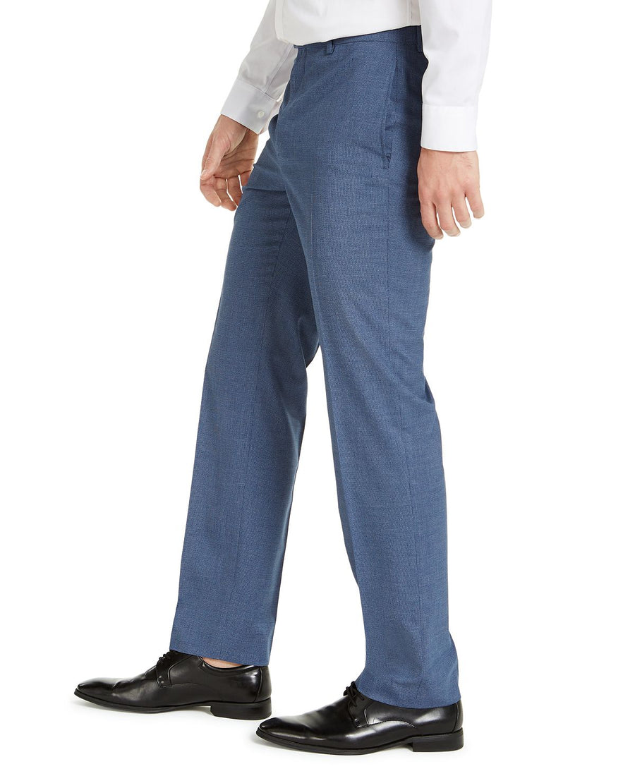 Lauren Ralph Lauren Classic-fit Ultraflex Stretch Dress Pants Blue Mini Houndstooth