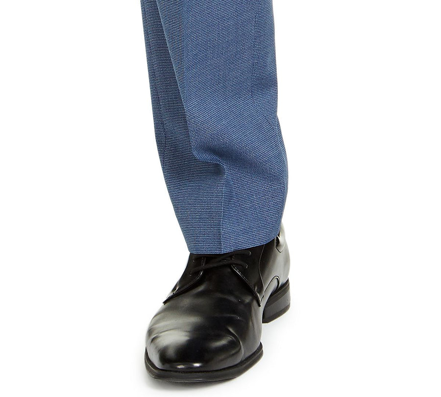 Lauren Ralph Lauren Classic-fit Ultraflex Stretch Dress Pants Blue Mini Houndstooth