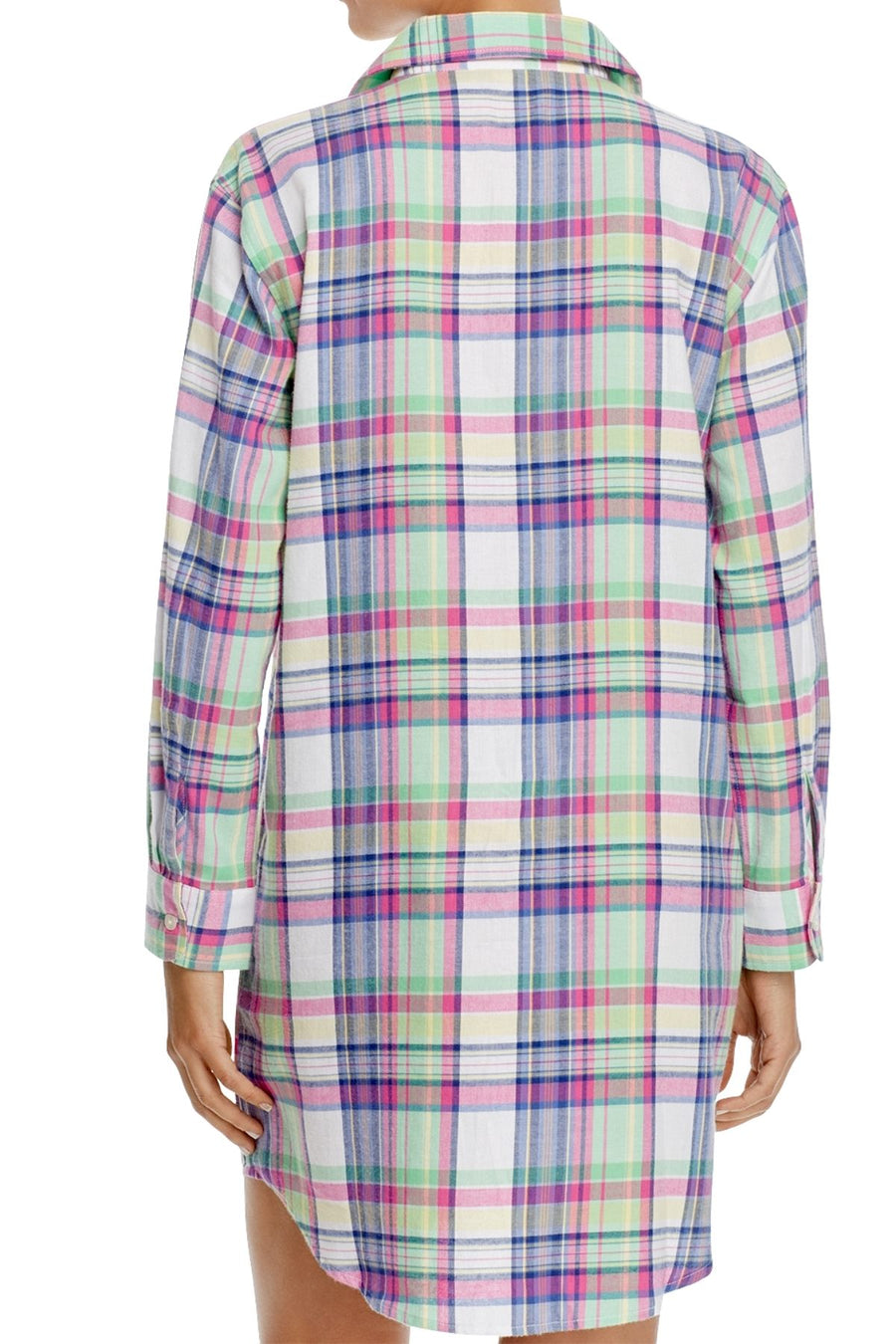 Lauren Ralph Lauren Green/Purple Portofino Brushed Twill His Sleepshirt