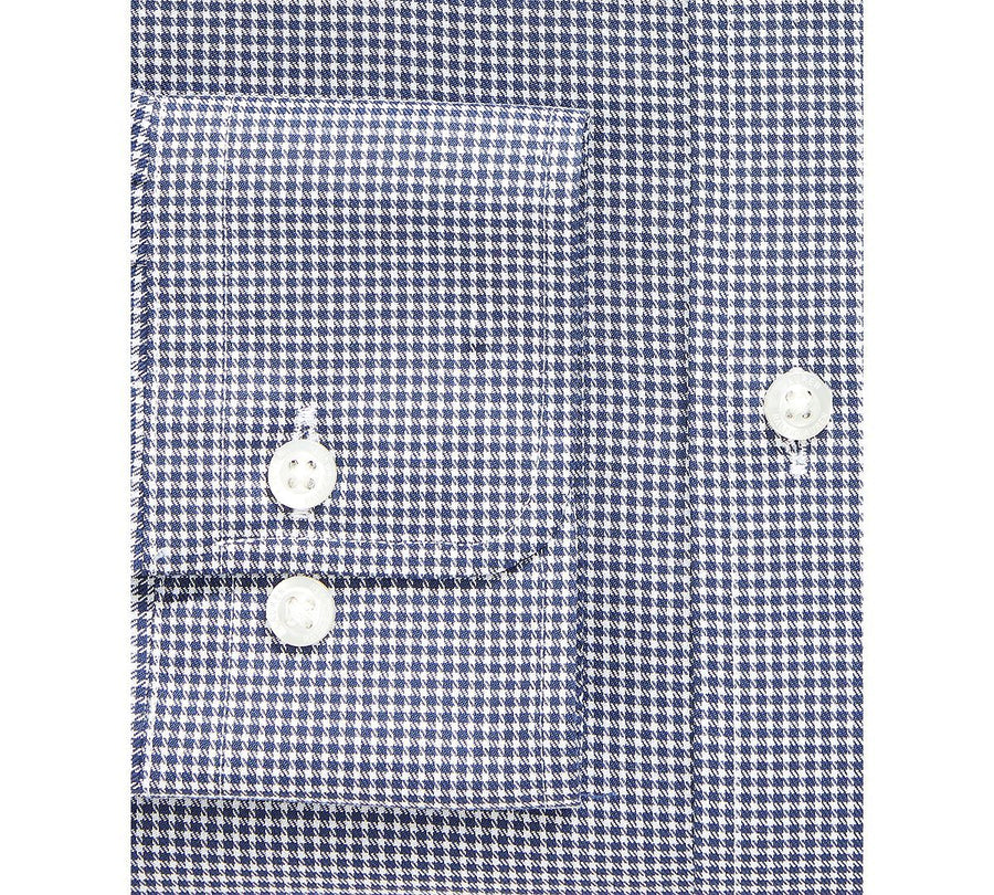 Lauren Ralph Lauren Slim Fit Easy Care Gingham Dress Shirt	 Blue