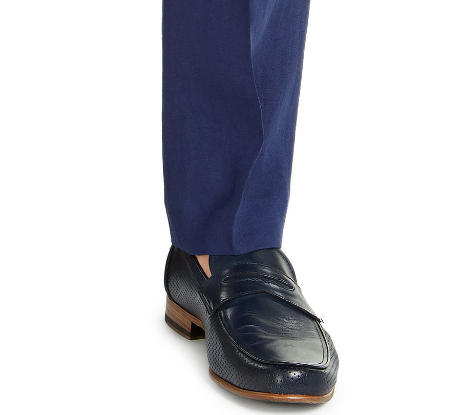 Lauren Ralph Lauren Ultraflex Classic-fit Linen Pants Navy