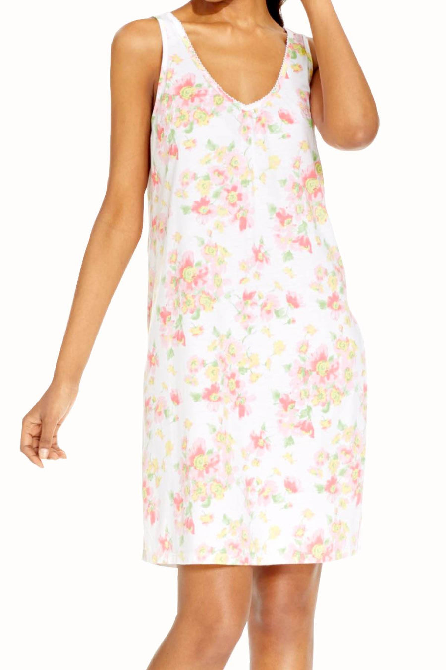 Lauren Ralph Lauren Windmill-Floral Printed Sleeveless Sleep Gown