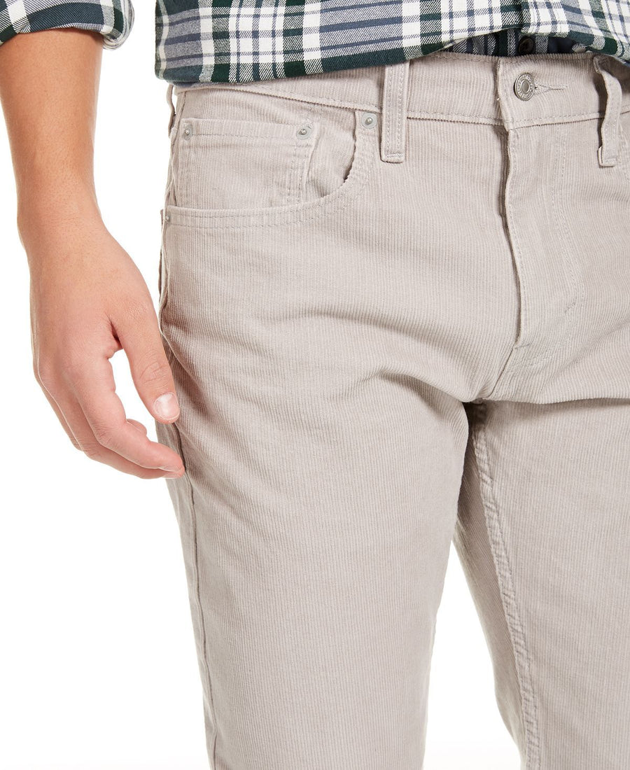 Levi's 502 Taper Corduroy Pants Opal Grey