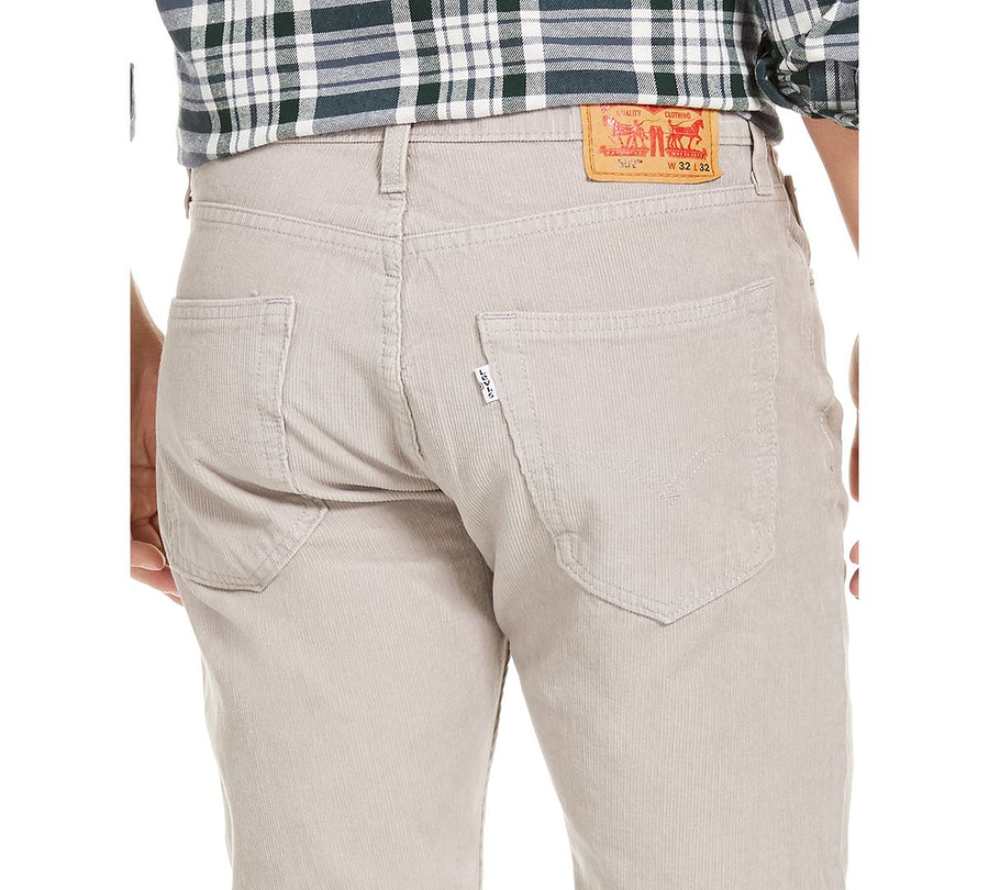 Levi's 502 Taper Corduroy Pants Opal Grey