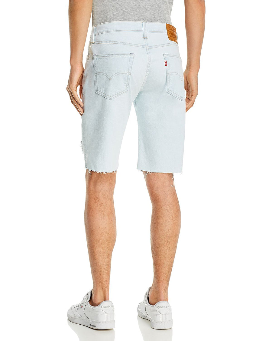 Levi's 511 Cut-off Denim Slim Fit Shorts In Pita Dx Blue