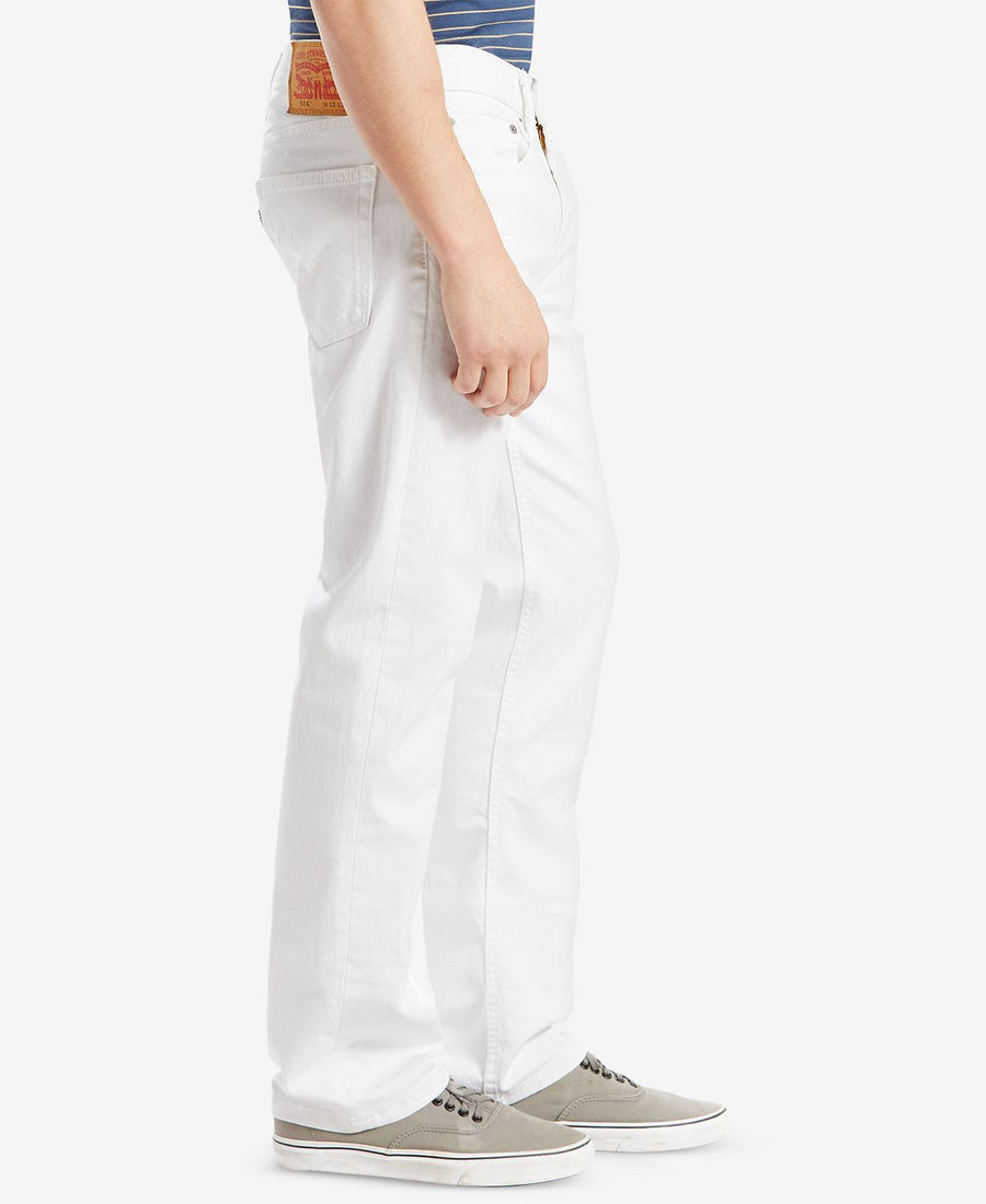 Levi's 514 Straight Fit Jeans White Stretch
