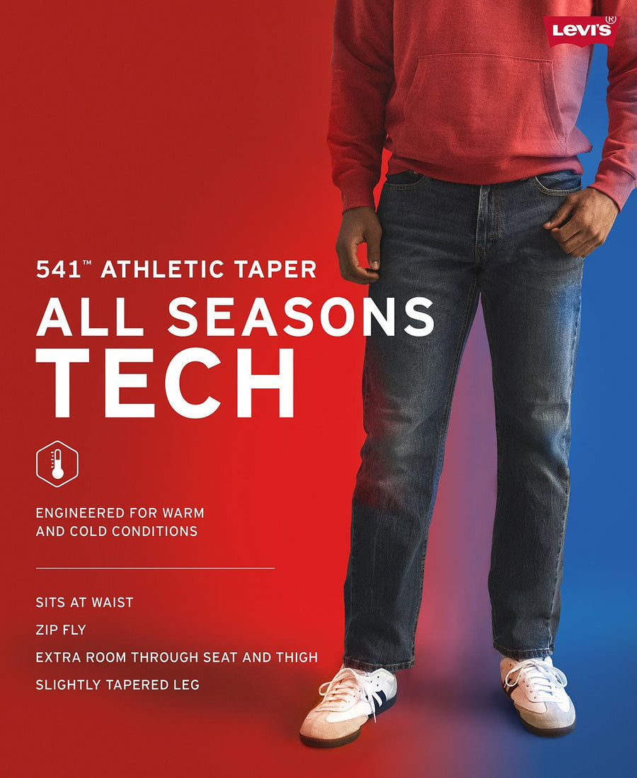 Levi's 541™ Athletic Fit All Season Tech Ripped And Repaired Jeans Top Of The Morning