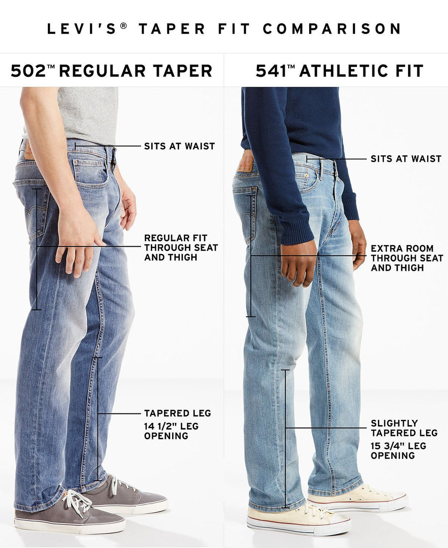Levi's 541™ Athletic Fit All Season Tech Ripped And Repaired Jeans Top Of The Morning