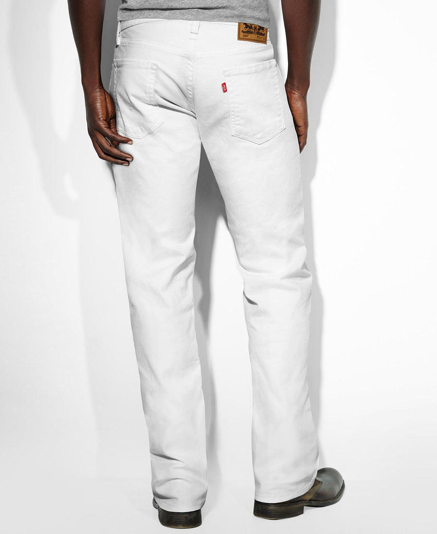 Levi's 569 Loose Straight Fit Jeans White Bull Denim