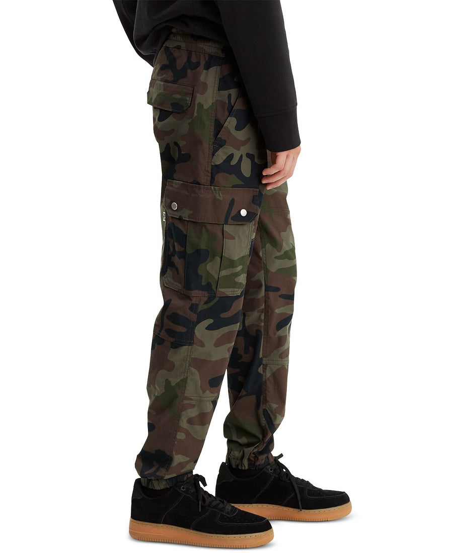 Levi's Aviator Regular-fit Stretch Ripstop Joggers Phalarope Black