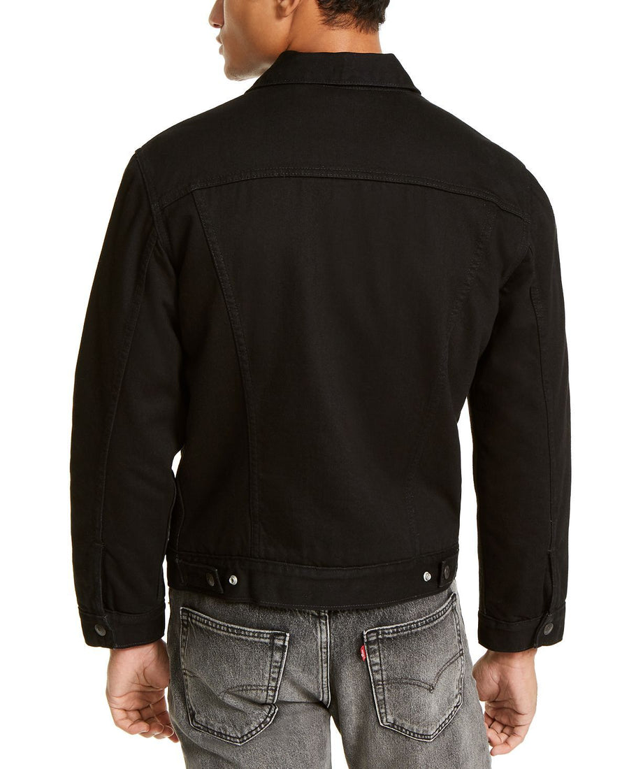 Levi's Camo Sherpa Lined Trucker Jacket Covert Ops