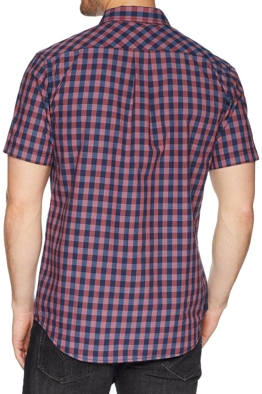 Levi's Cranberry Poplin Check Shirt