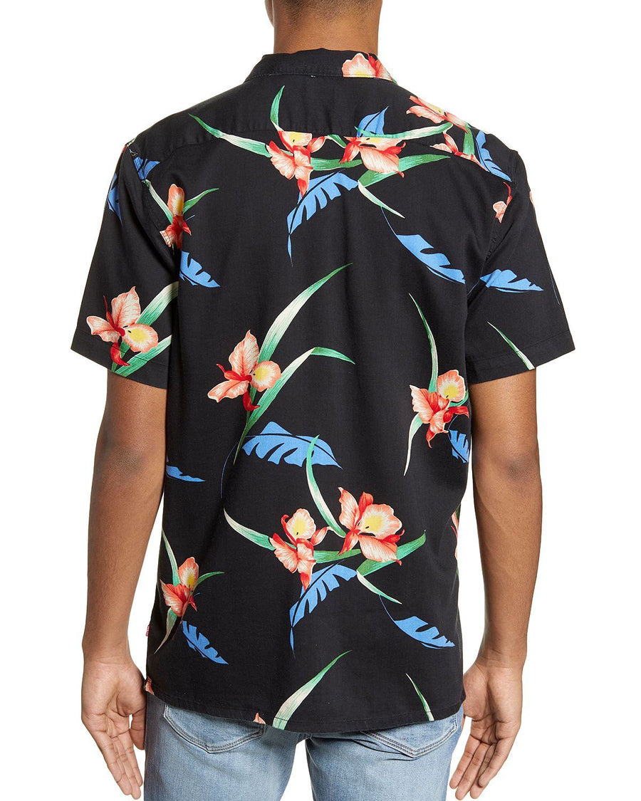 Levi's Cubano Andres Printed Regular Fit Camp Shirt Andres Caviar
