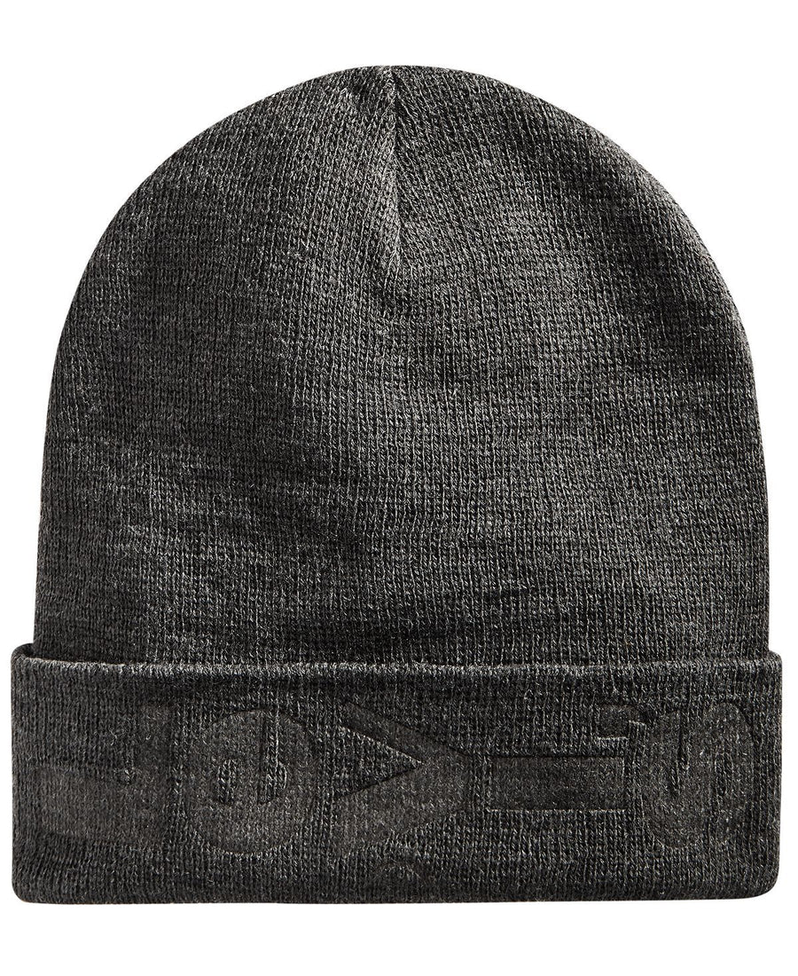 Levi's Fleece-lined Embossed Logo Beanie Charcoal