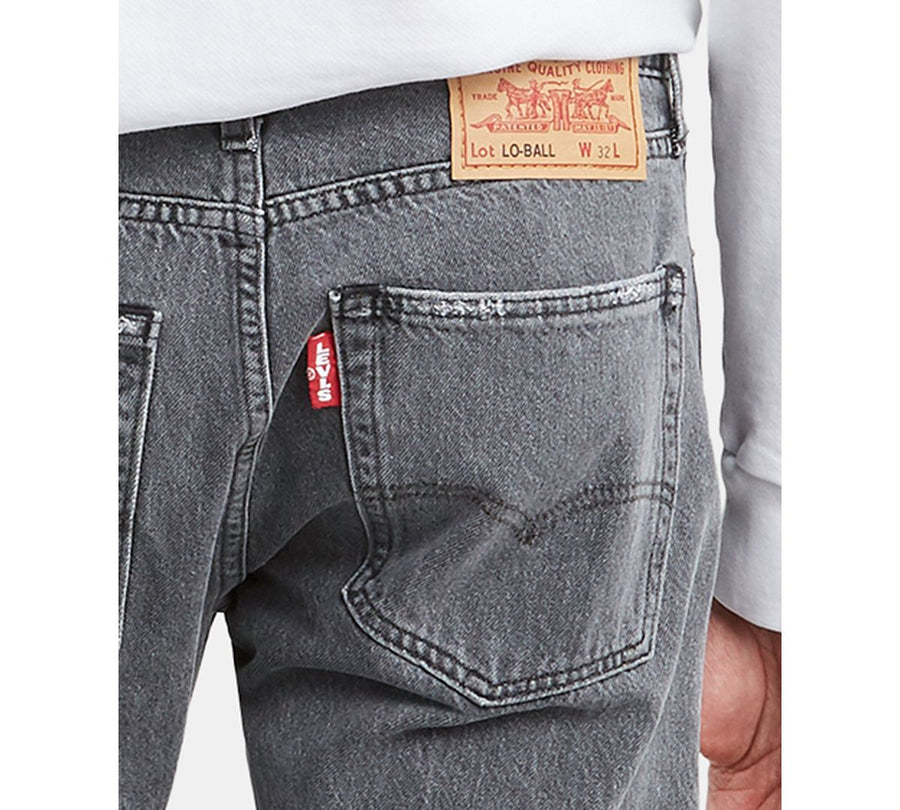 Levi's Heavily Ripped Tapered Fit Stacked Jeans Scratch Post Black