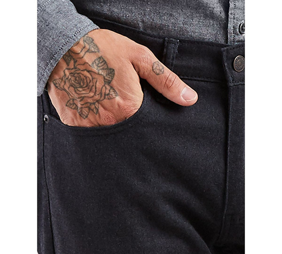 Levi's Levis 511™ Slim-fit Stretch Flannel Jeans Mineral Blk Flannel