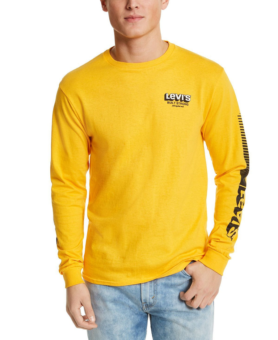 Levi's Long-sleeve Logo T-shirt Gold