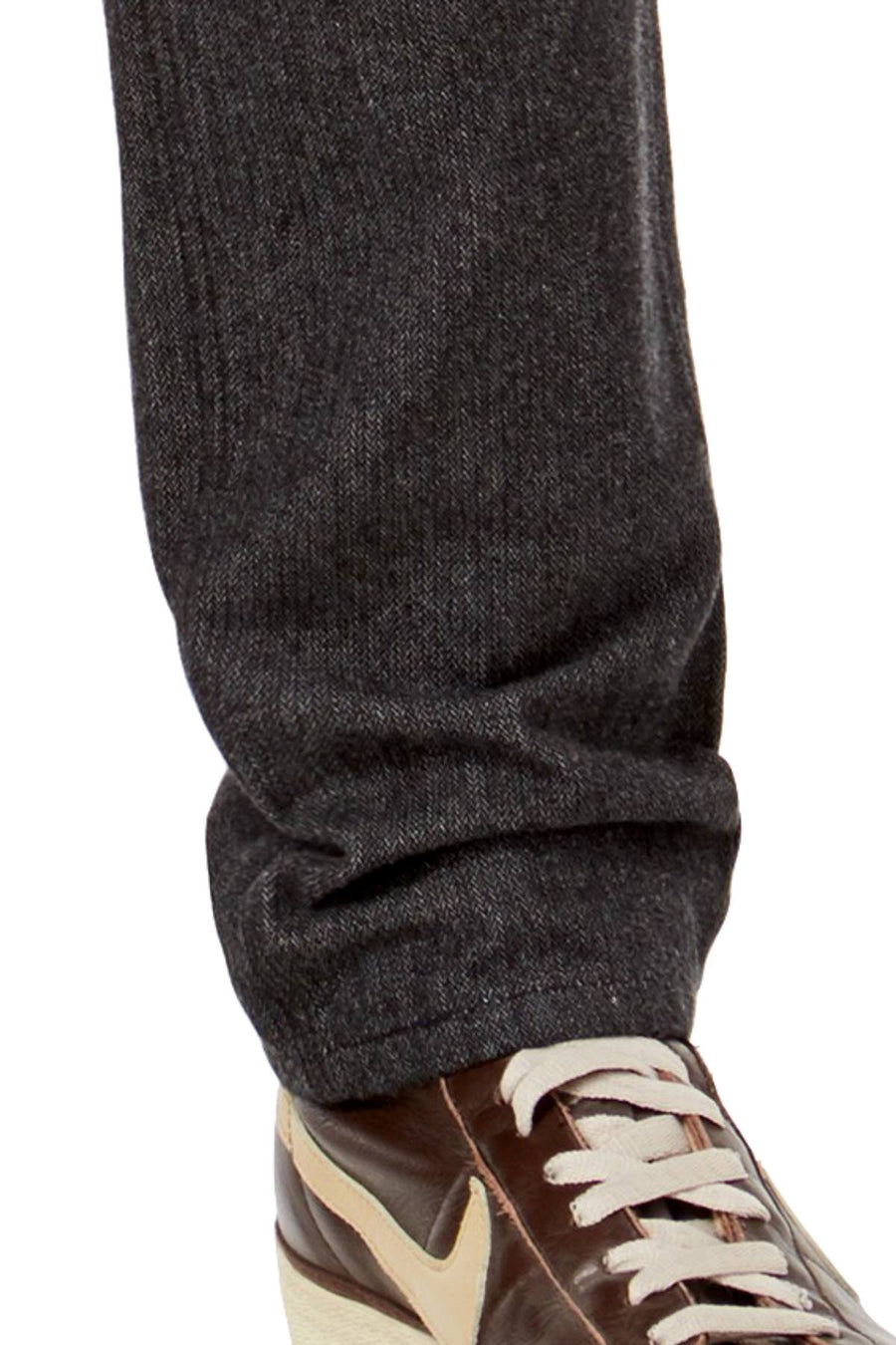 Levi's Melange-Black Brushed-Herringbone Slim-Fit Hybrid Utility Pant