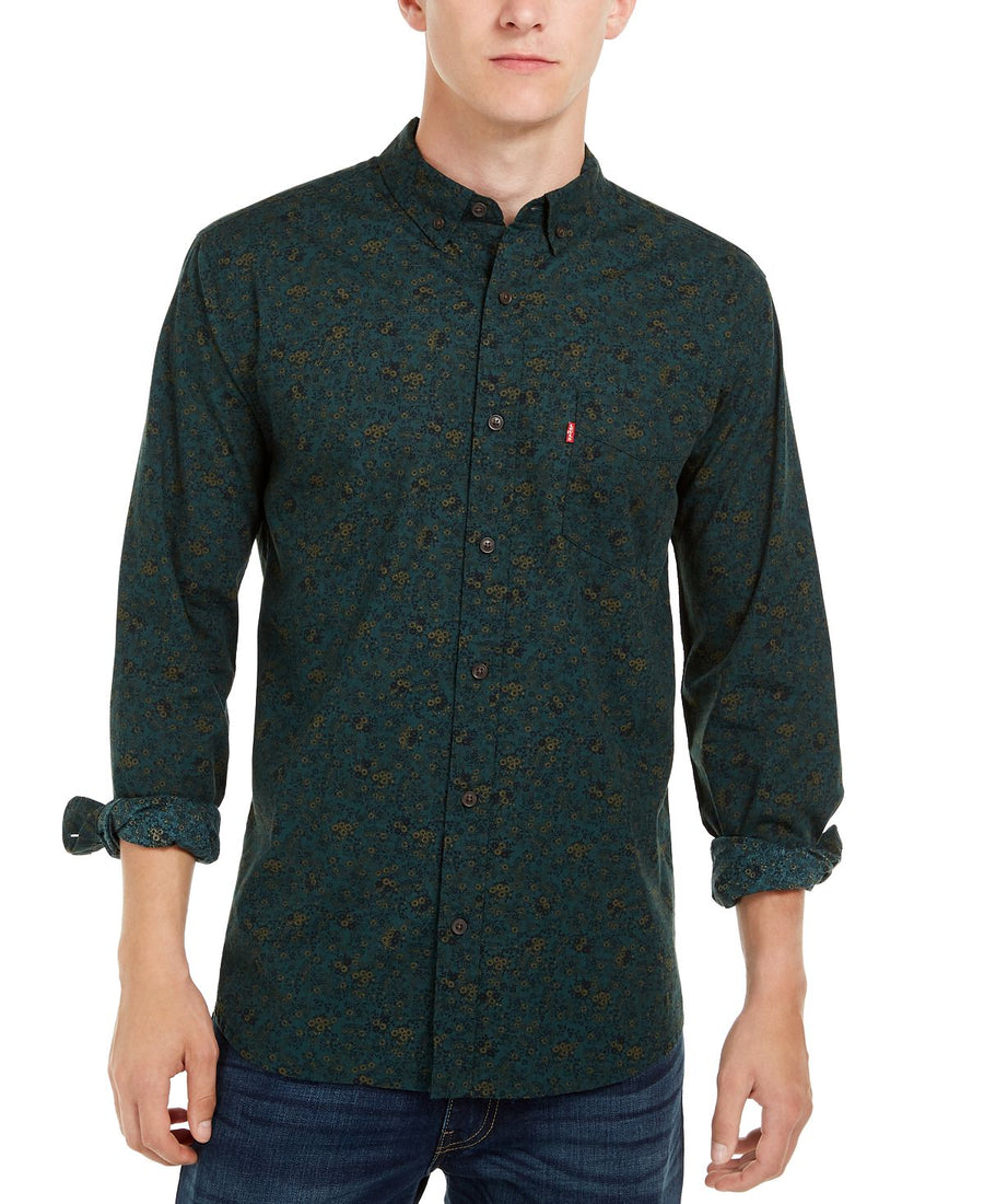 Levi's Mini Floral Print Shirt Pine Grove