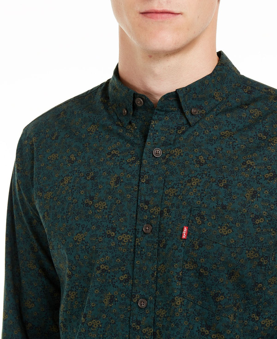 Levi's Mini Floral Print Shirt Pine Grove