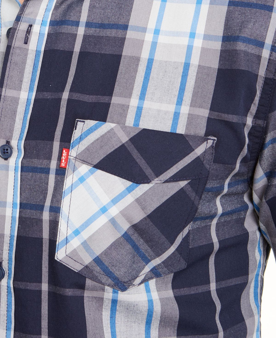 Levi's Osaka Woven Plaid Shirt Campanula