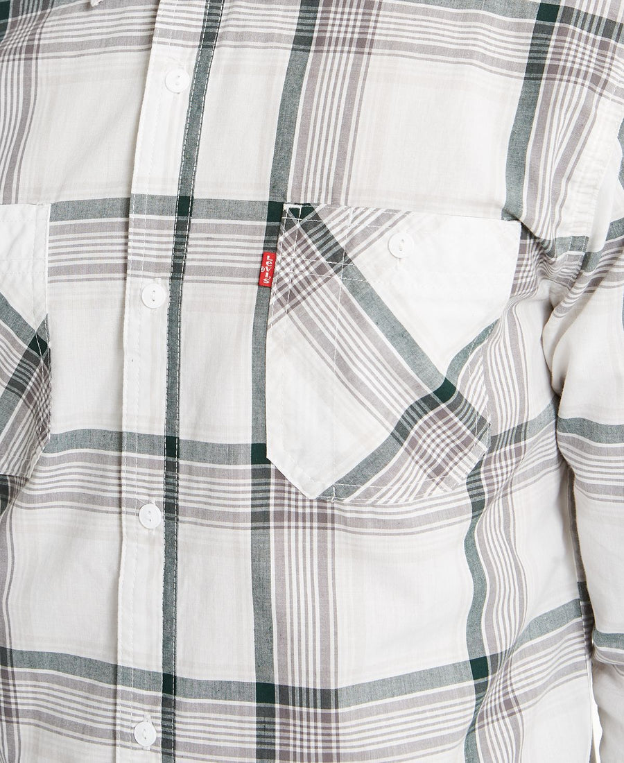 Levi's Remick Plaid Shirt Marshmallow
