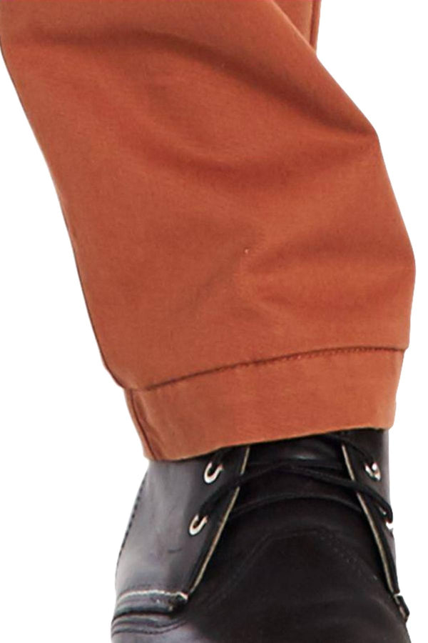 Levi's Rust-Copper Slim-Fit Tapered Utility Cargo Pant