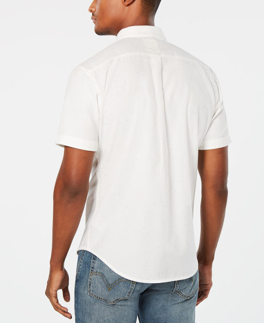 Levi's Short-sleeve Pocket Oxford Shirt Marshmallow