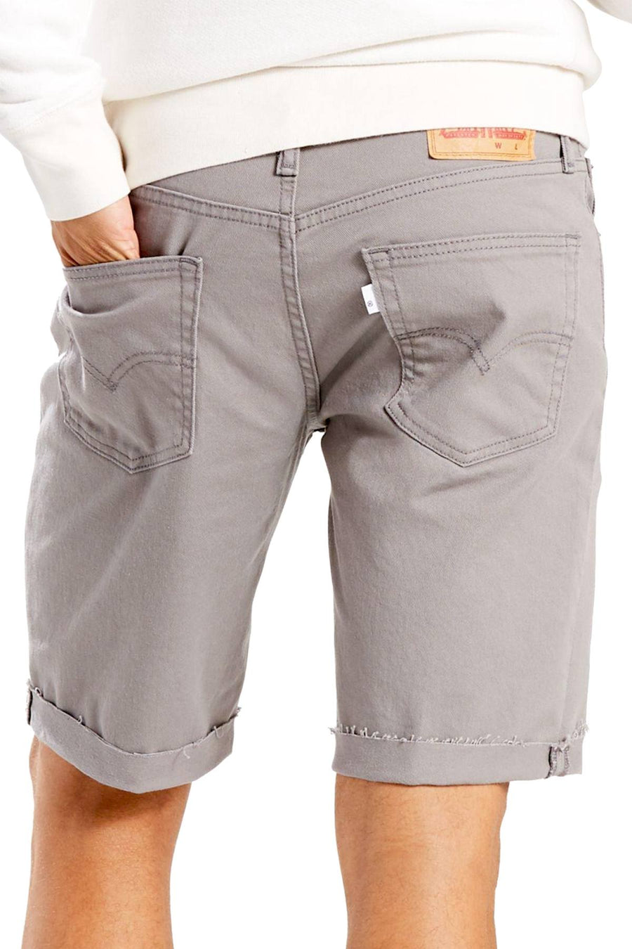 Levi's Steel-Grey 511™ Slim-Fit Cut-Off Ripped Jean Short