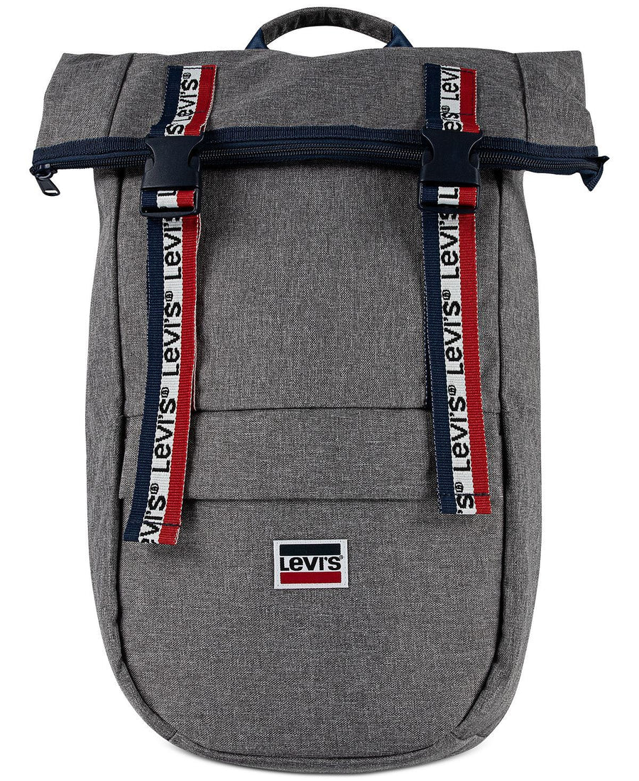 Levi's roll-top Logo Backpack Light Grey Heather