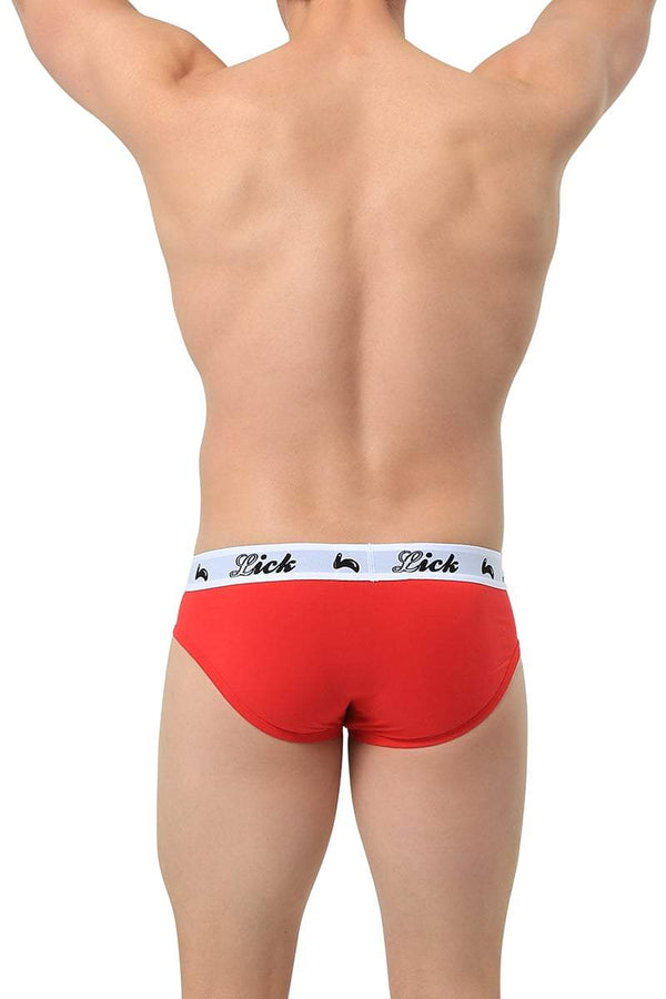 Lick Red Bold Brief